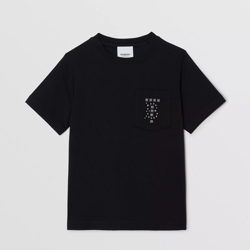 22SS BURBERRY 모노그램 모티프 코튼 티셔츠