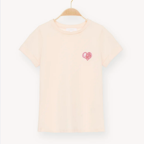 22SS Chloé Pink cotton T-shirt